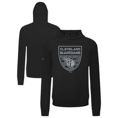 Cleveland Guardians Levelwear Mandate Buckler Tri-Blend Pullover Hoodie - Black