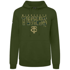 Minnesota Twins Levelwear Podium Protect Pullover Hoodie - Green