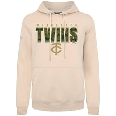 Minnesota Twins Levelwear Podium Protect Pullover Hoodie - Khaki
