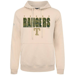 Texas Rangers Levelwear Podium Protect Pullover Hoodie - Khaki