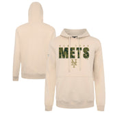 New York Mets Levelwear Podium Protect Pullover Hoodie - Khaki