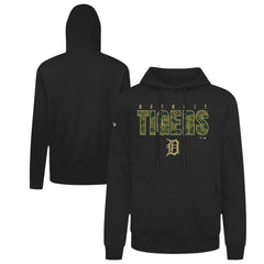 Detroit Tigers Levelwear Podium Protect Pullover Hoodie - Black