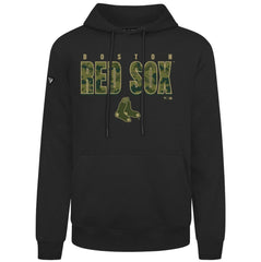 Boston Red Sox Levelwear Podium Protect Pullover Hoodie - Black