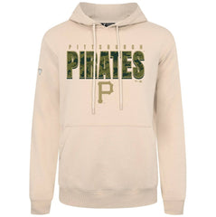 Pittsburgh Pirates Levelwear Podium Protect Pullover Hoodie - Khaki