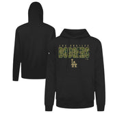 Los Angeles Dodgers Levelwear Podium Protect Pullover Hoodie - Black