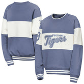 Detroit Tigers Outerstuff Youth Ultimate Pastels On Base Sweatshirt - Blue