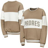 San Diego Padres Outerstuff Youth Ultimate Pastels On Base Sweatshirt - Brown