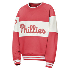 Philadelphia Phillies Outerstuff Youth Ultimate Pastels On Base Sweatshirt - Red