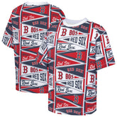 Boston Red Sox Outerstuff Youth All-Over Pennant T-Shirt - Red