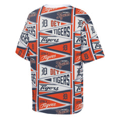 Detroit Tigers Outerstuff Youth All-Over Pennant T-Shirt - Orange