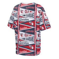 Cleveland Guardians Outerstuff Youth All-Over Pennant T-Shirt - Red