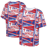 Philadelphia Phillies Outerstuff Youth All-Over Pennant T-Shirt - Red