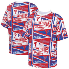 Philadelphia Phillies Outerstuff Youth All-Over Pennant T-Shirt - Red