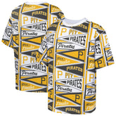 Pittsburgh Pirates Outerstuff Youth All-Over Pennant T-Shirt - Yellow