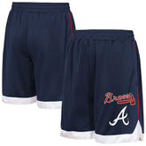 Atlanta Braves Outerstuff Youth Big League All Star Fashion Shorts - Navy