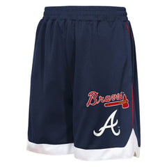 Atlanta Braves Outerstuff Youth Big League All Star Fashion Shorts - Navy