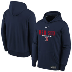 Boston Red Sox Youth Authentic Collection Therma-FIT Hoodie - Navy | Nike