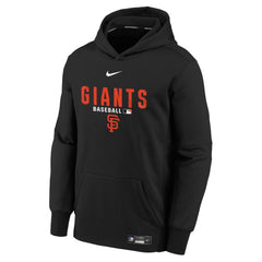 San Francisco Giants Youth Authentic Collection Therma-FIT Hoodie - Black | Nike