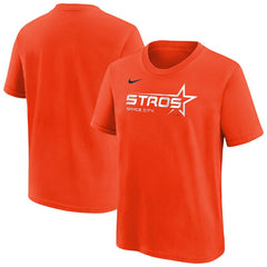 Houston Astros Youth City Connect Wordmark T-Shirt - Orange | Nike