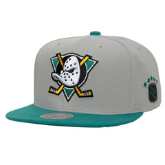 Anaheim Ducks Mitchell & Ness Legendary Away Snapback Hat Gray