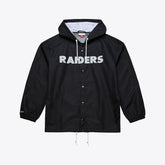 Las Vegas Raiders Coaches Full-Snap Hooded Windbreaker Jacket - Black for sale