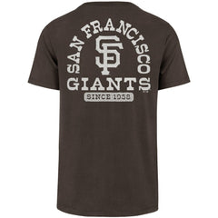 San Francisco Giants Back Canyon Franklin T-Shirt - Brown | 47 brand