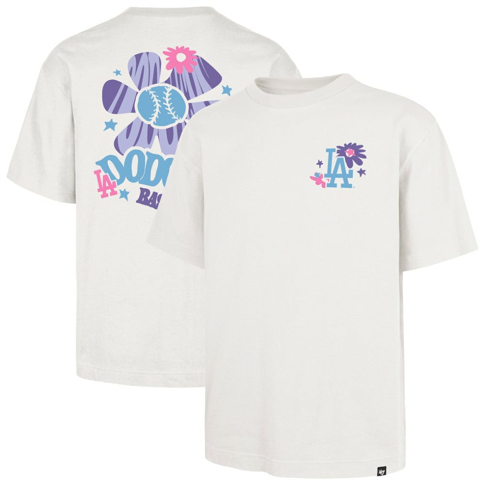 Los Angeles Dodgers Flora Foundation T-Shirt - Cream | 47 brand
