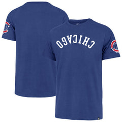 Chicago Cubs Upside Down Two-Peat Franklin T-Shirt - Royal | 47 brand