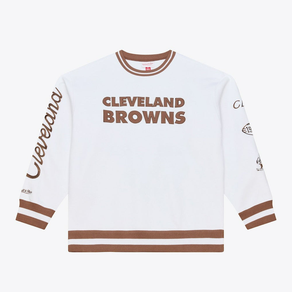 Cleveland Browns Arctic Fleece Sweatshirt - White sale