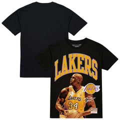 Shaquille O'Neal Los Angeles Lakers Hardwood Classics Player Arch T-Shirt - Black | Mitchell & Ness on sale