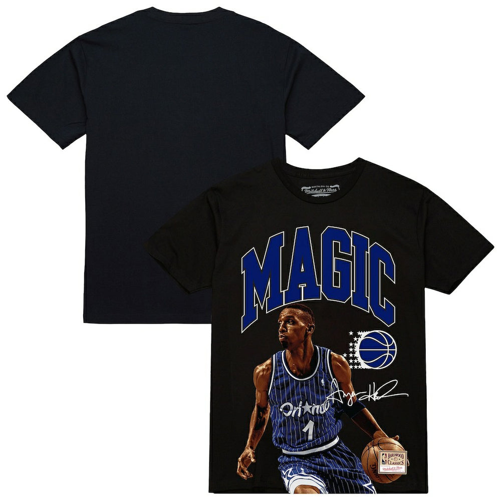 Penny Hardaway Orlando Magic Hardwood Classics Player Arch T-Shirt - Black | Mitchell & Ness cheap