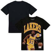 Magic Johnson Los Angeles Lakers Hardwood Classics Player Arch T-Shirt - Black | Mitchell & Ness online