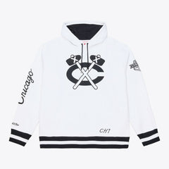 Chicago Blackhawks Mitchell & Ness Arctic Fleece Hoodie White