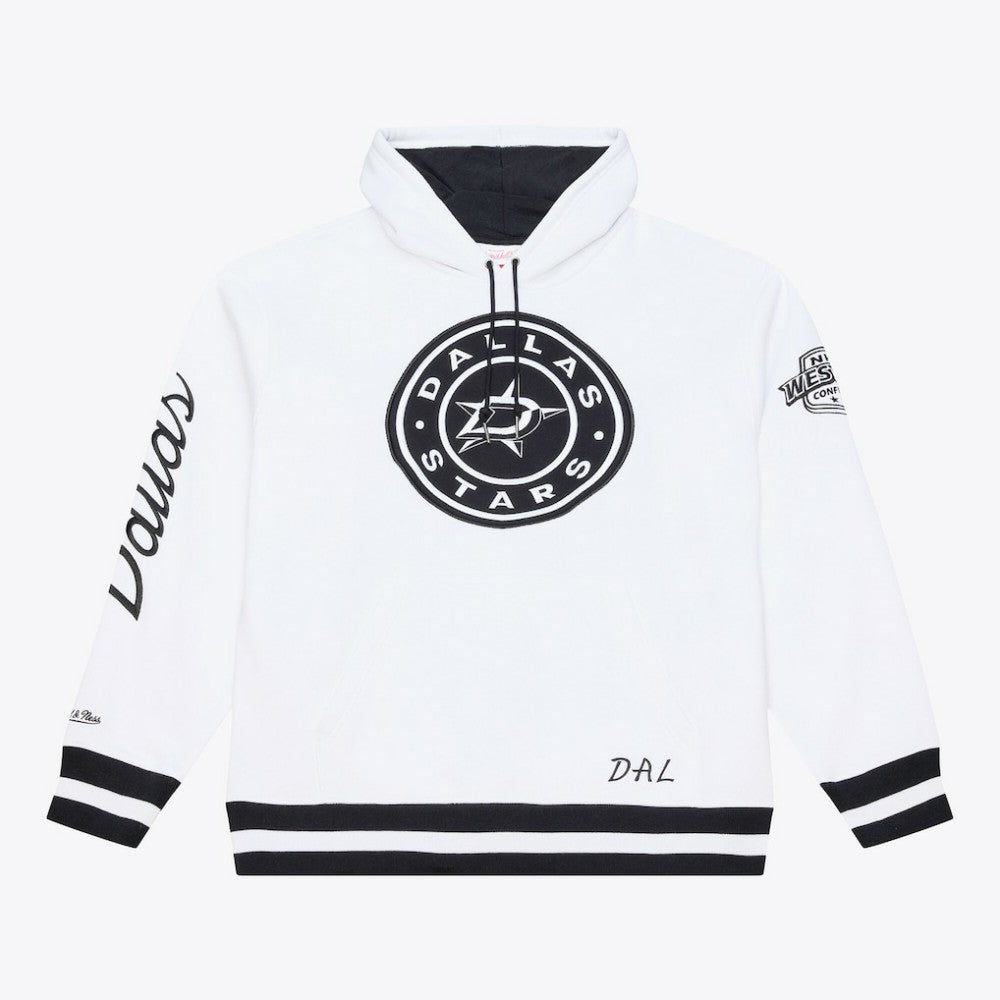 Dallas Stars Mitchell & Ness Arctic Fleece Hoodie White
