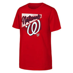 Washington Nationals Outerstuff Youth Prime Plate T-Shirt - Red