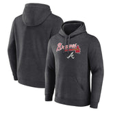 Atlanta Braves Team Lockup Hoodie - Charcoal
