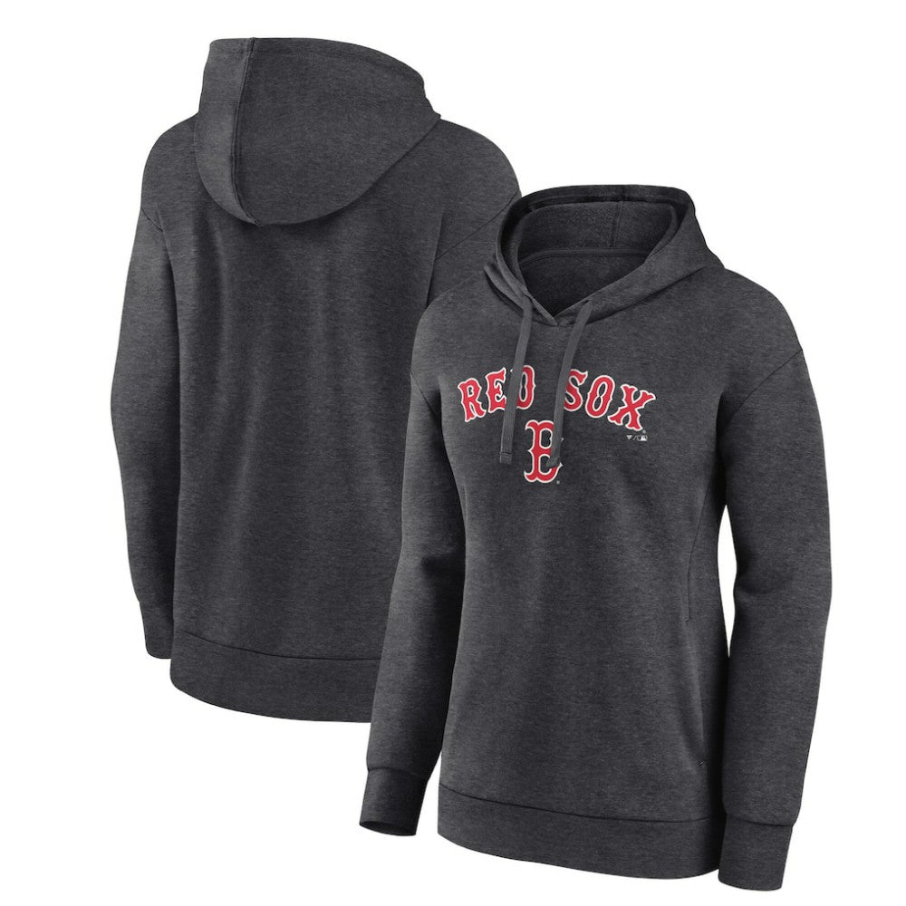 Boston Red Sox Women's Team Lockup Hoodie - Charcoal