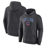 Chicago Cubs Team Lockup Hoodie - Charcoal