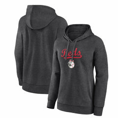 Cincinnati Reds Women's Team Lockup Hoodie - Charcoal