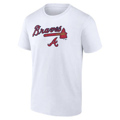 Atlanta Braves Team Lockup T-Shirt - White