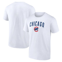 Chicago Cubs Team Lockup T-Shirt - White