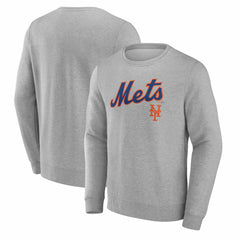 New York Mets Team Lockup Sweatshirt - Gray