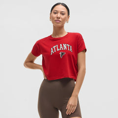Atlanta Falcons lululemon Women's Cates T-Shirt - College Crimson on sale