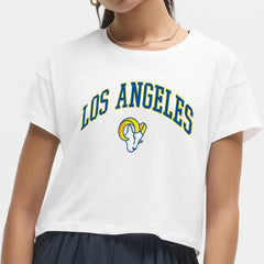 Los Angeles Rams lululemon Women's Cates T-Shirt - White sale
