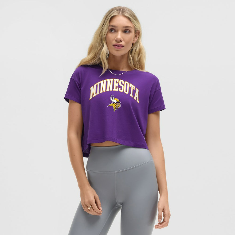 Minnesota Vikings lululemon Women's Cates T-Shirt - College Purple for sale