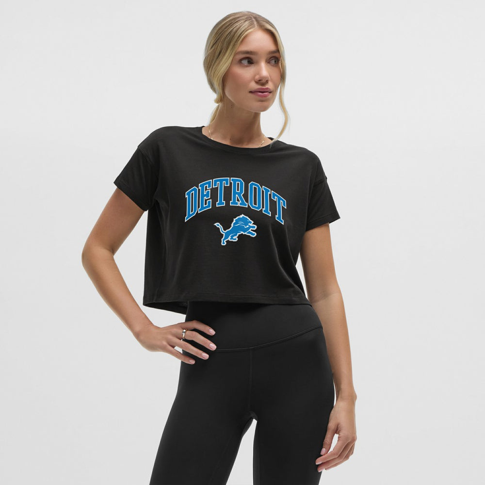 Detroit Lions lululemon Women's Cates T-Shirt - Black for sale