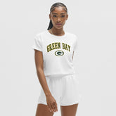 Green Bay Packers lululemon Women's Cates T-Shirt - White cheap