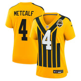 DK Metcalf Pittsburgh Steelers Women's Alternate 1933 Throwback Game Jersey - Gold | Nike for sale