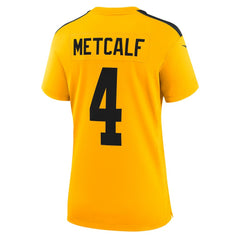 DK Metcalf Pittsburgh Steelers Women's Alternate 1933 Throwback Game Jersey - Gold | Nike for sale