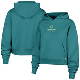 Chicago Cubs Women's Contemporary Basics Anderson Foundation Hoodie - Teal | 47 brand